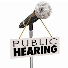 PUBLIC HEARING