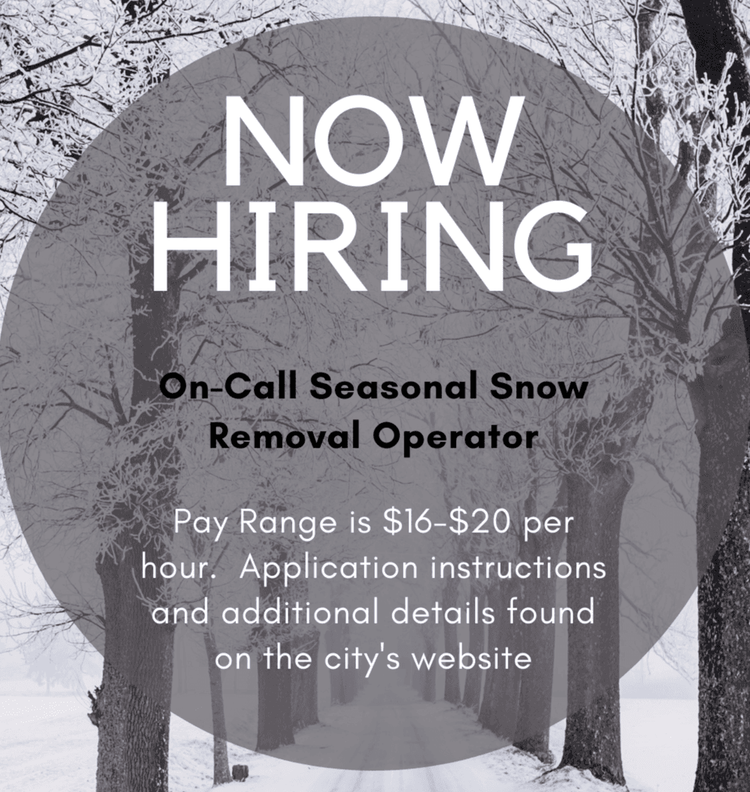 Snow Removal Now Hiring